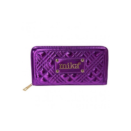 CARTERA DAMA - MK METALLIC PURPLE